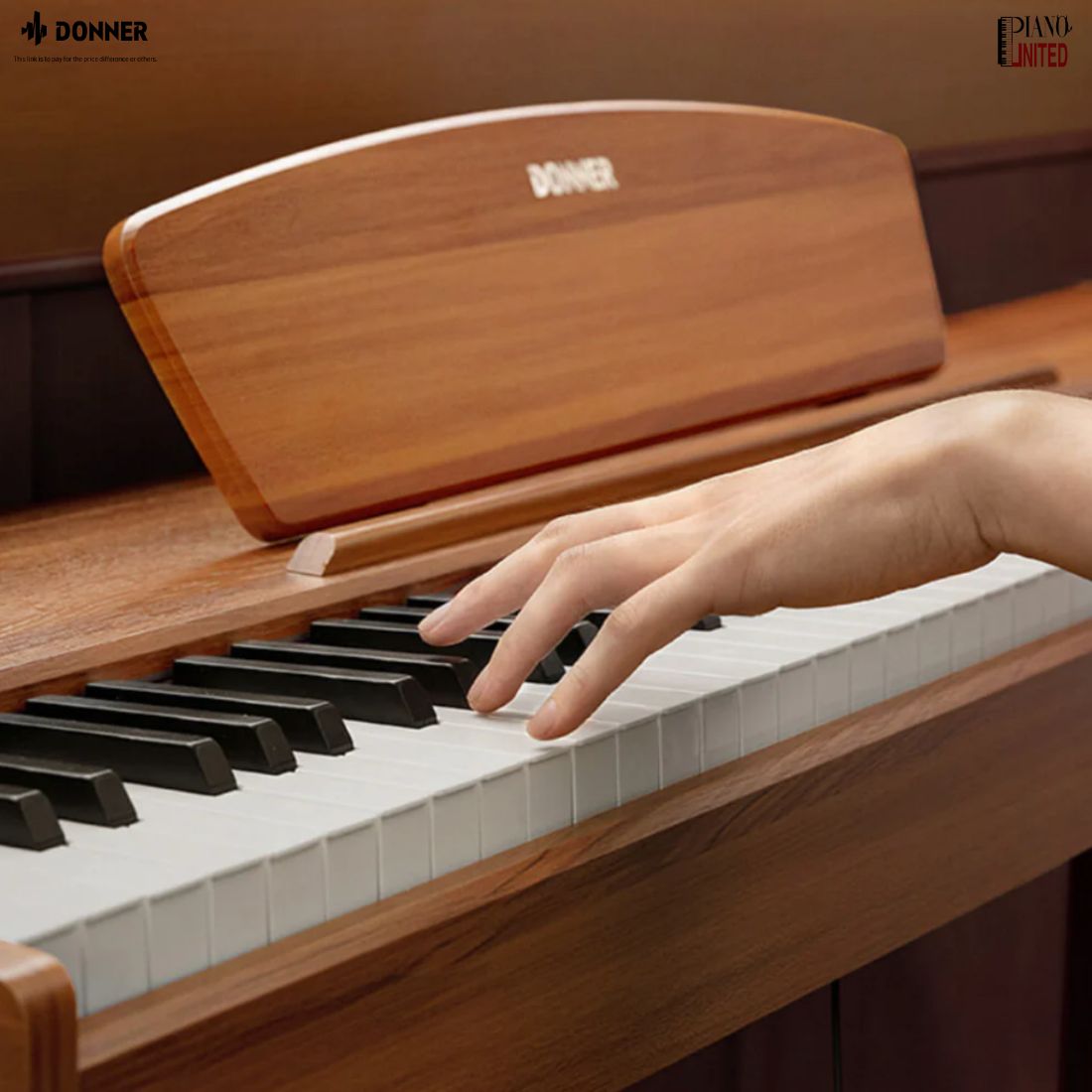 เปียโนไฟฟ้า Donner DDP-80 Digital Piano สต็อกแน่น พร้อมส่ง - CT Music