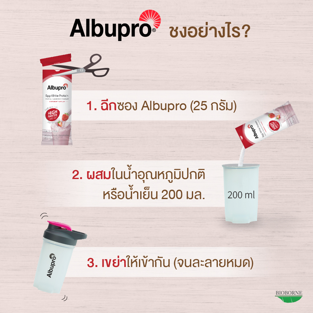 โปรตีนจากไข่ขาว-Albupro