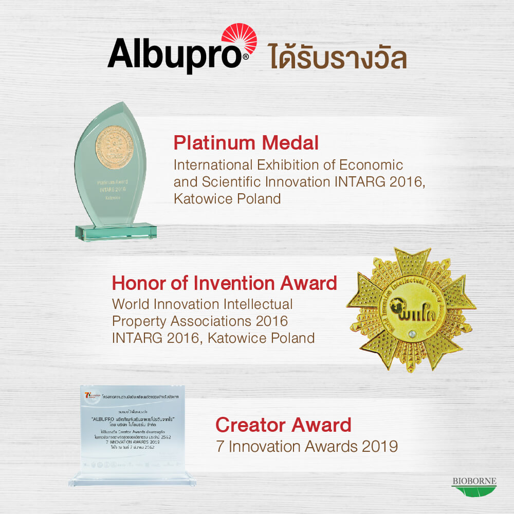 Albupro-โปรตีนจากไข่ขาว